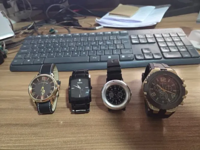 4 Relógios. Fossil Arkitekt, Nike Oregon, L&CO e U.S. Polo Assn.