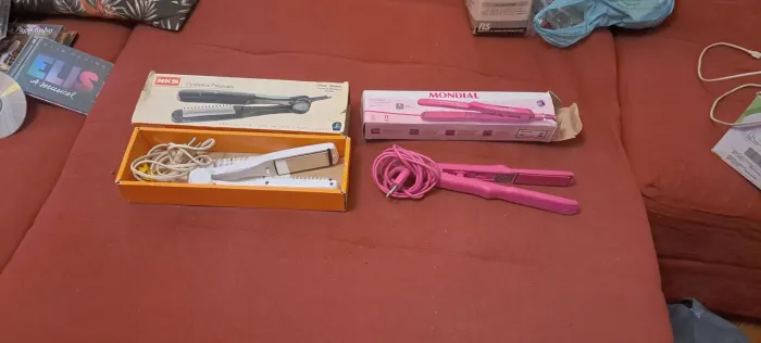 2 pranchas alisadoras perfeitas 60,00 cada