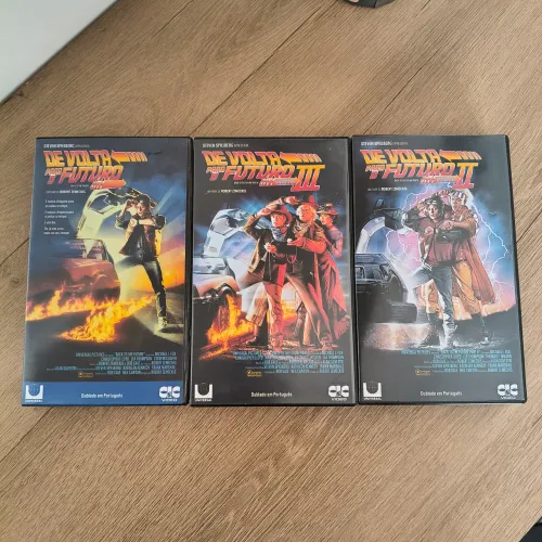 Fita Vhs Trilogia De Volta Para o Futuro - Dublado (Leia o anúncio)
