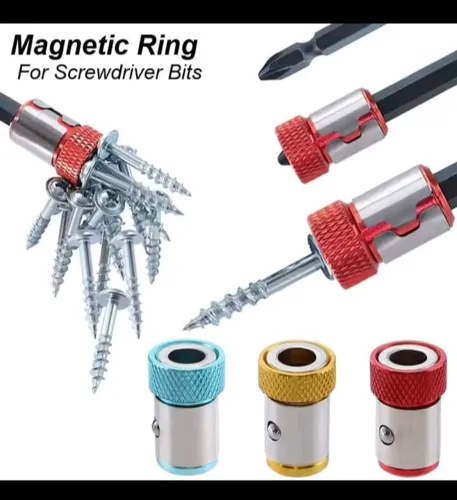 Kit 2 Anéis Magnético Fixador De Parafusos Parafusadeira
