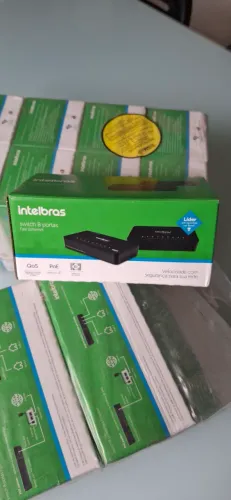 SWITCH INTELBRAS 8 PORTAS NOVO NA CAIXA 