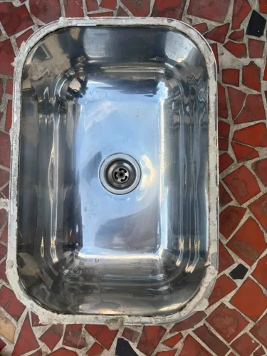 Cuba de Inox Tecnocuba N1 (46x30x17cm) - Usada em Bom Estado