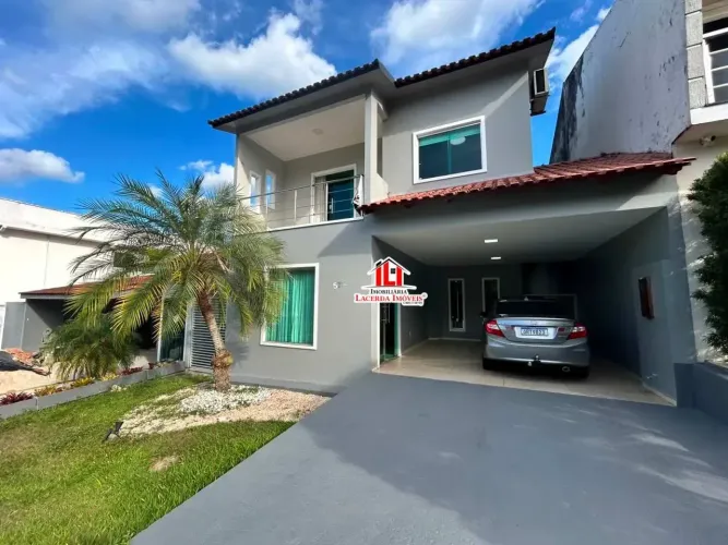 Casa mobiliada com 3 suítes, Piscina e espaço gourmet 260m² 3 suítes 2 vagas Cobertas