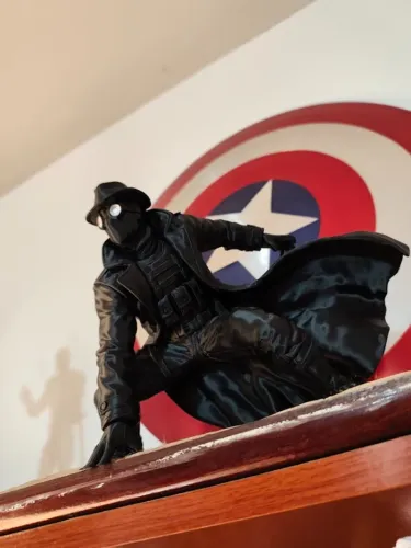 SPIDER NOIR 1/6 23 CM ALTURA IMPRESSÃO 3D SPIDERMAN HOMEM ARANHA