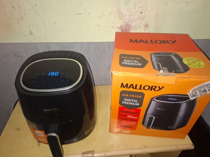 Fritadeira Mallory Air Fryer Digital Premium 5,5Litros