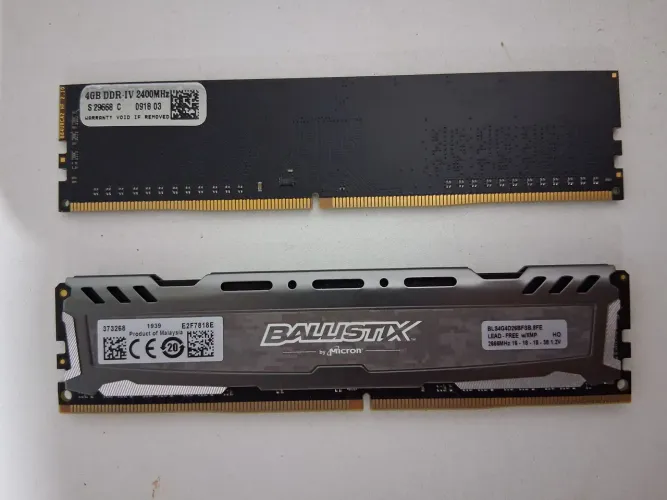 Memórias ram ddr4 4gb 