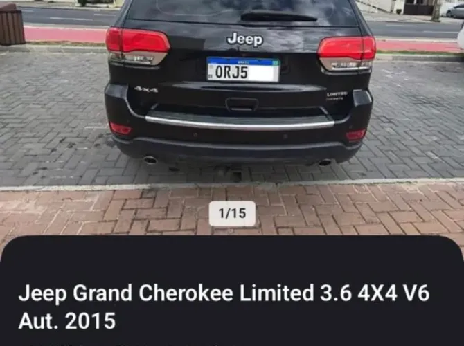 Jeep Grand Cherokee Limited 3.6 4X4 V6 Aut. 2015