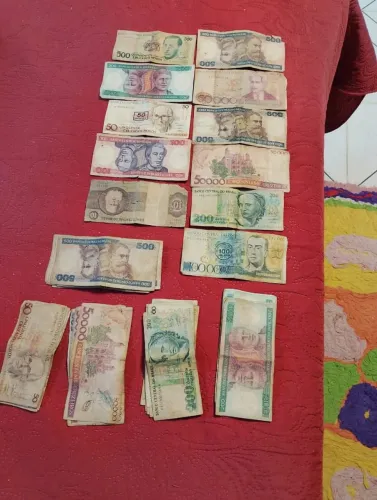 Vendo cédulas antigas