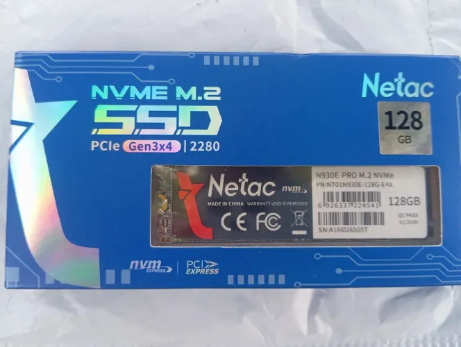 Nvme M.2 128gb lacrados