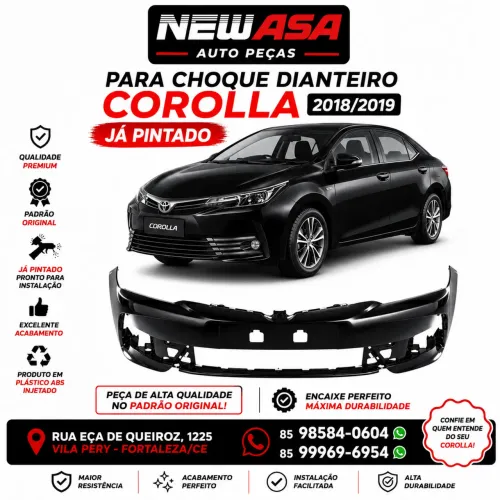 PARA CHOQUE PINTADO, ASA DE URUBU, GRADES ( A CASA DO COROLLA )