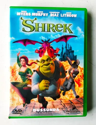 Dvd Shrek Original (Dublagem Bussunda) - 2001 - Usado 