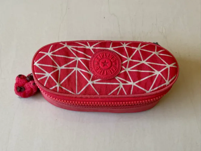 Estojo Kipling Back To School Duobox Rosa Original - Excelente estado