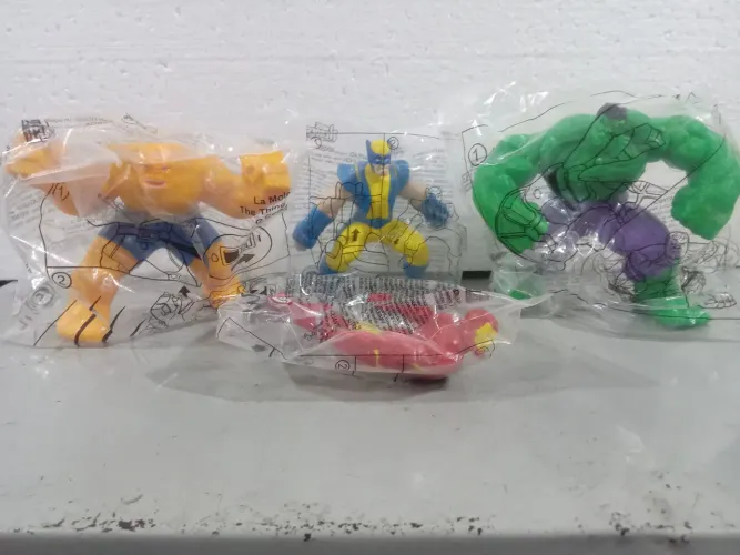 Super heróis Marvel Macdonalds ler descrição 