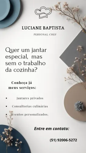 Cozinheira residencial profissional