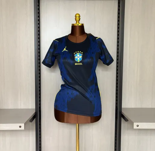 Camisa feminina Brasil azul 2026