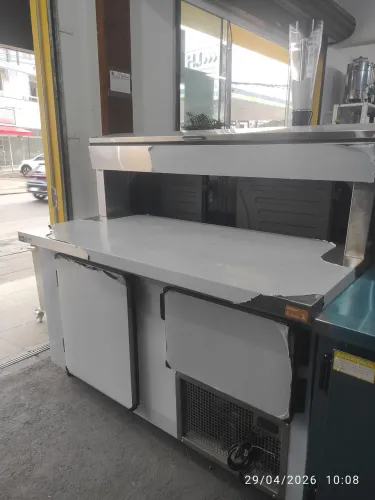 Bh balcão condimentadora refrigerada 1.5M