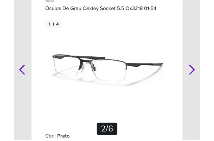Armação óculos de grau Oakley na garantia