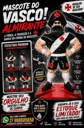 Mascote vasco da gama almirante