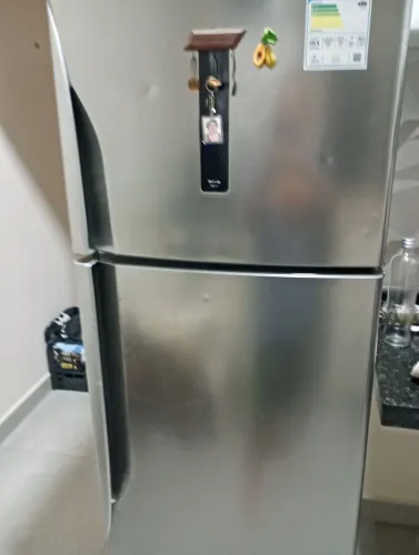 Geladeira inox Panasonic 