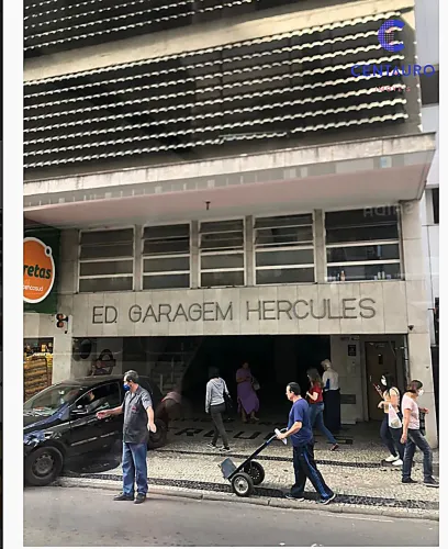 Vaga de garagem localizada em ponto central da Av. Rio Branco