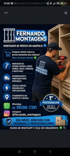 Montador de móveis em Anápolis