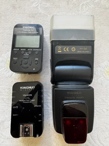 Rádios e flash para Nikon