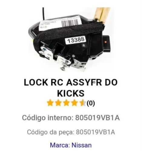 Fechadura Nissan