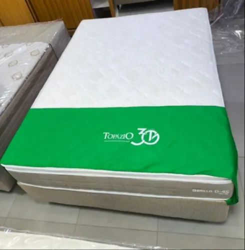 Cama Box Casal 100% Espuma D45 Extra Firme 138X188X25 (Dividimos em até 10x Sem Juros)