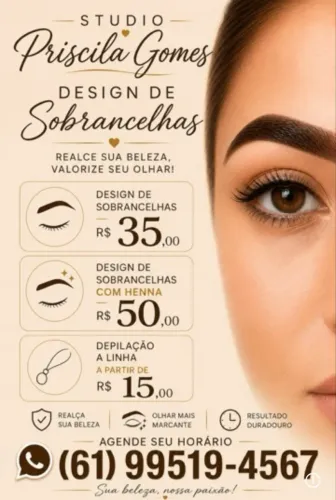 Design de sobrancelhas
