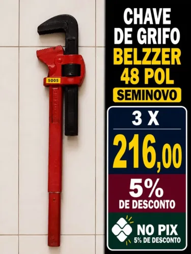 CHAVE DE GRIFO BELZER 48 POL