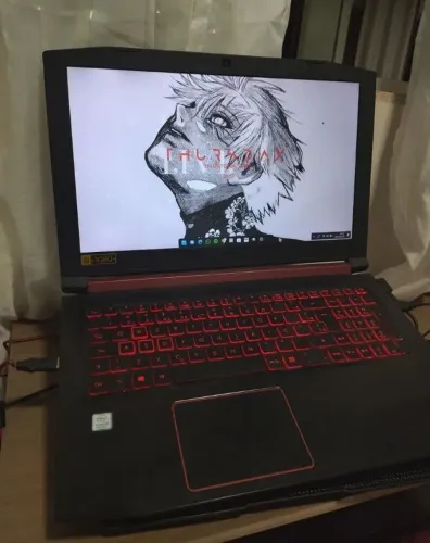 Notebook Gamer Acer AN515 52 + Base Para Refrigeração