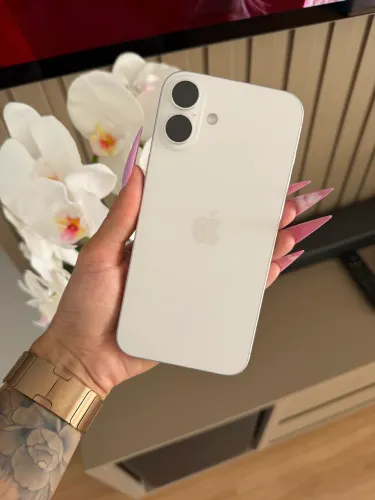 iPhone 16 Plus 128gb Branco IMPECÁVEL 