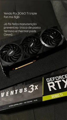 Placa de vídeo Rtx 3060 ti