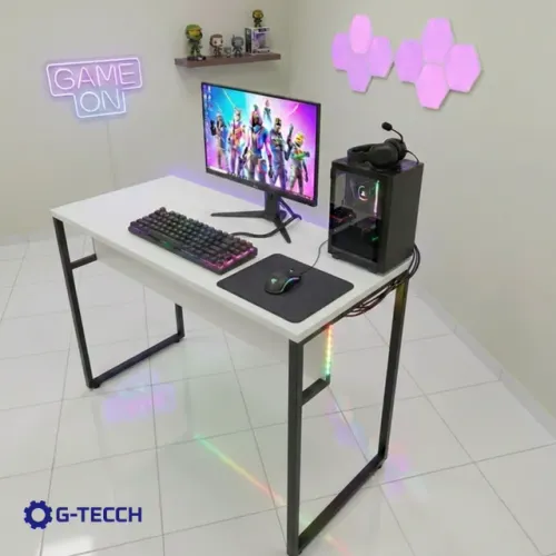 Escrivaninha Industrial NOVA 1,1m REFORÇADA Mesa Multiuso Computador Notebook Escritório
