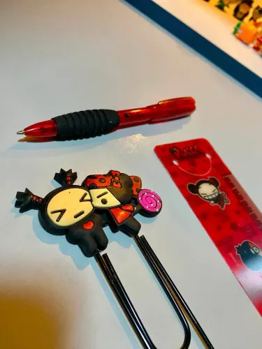 Pucca, Lapiseira + Clips Gigante + Mini Régua R$ 25,00