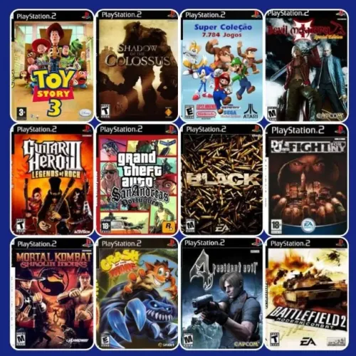 Varios jogos para PS2