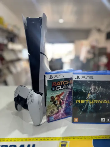 PS5 SLIM - MÍDIA FÍSICA 1TB