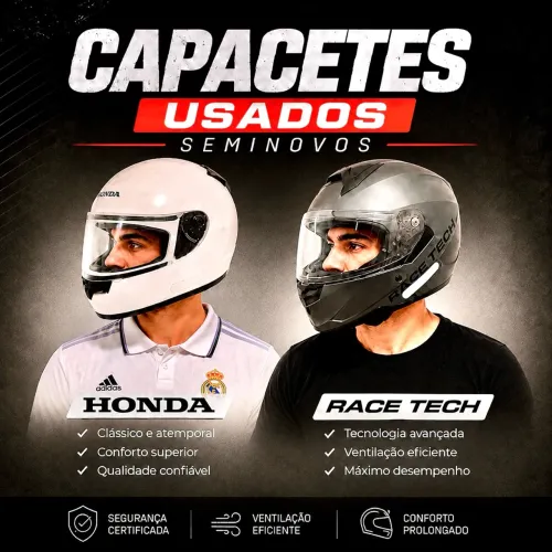 Capacetes de moto original