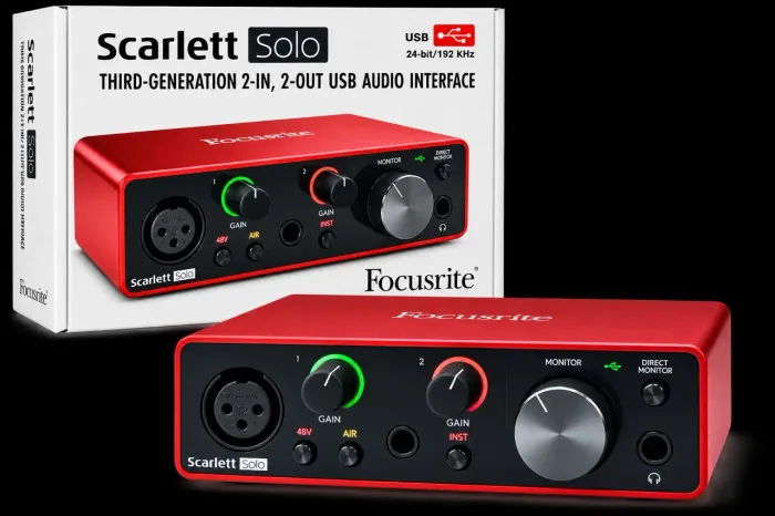 Interface de áudio Scarlet Solo