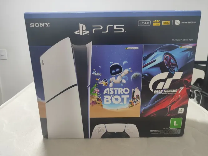À VENDA: PS5 Slim Impecável (Novo, menos de 1 mês de uso) + Acessórios Originais<br>