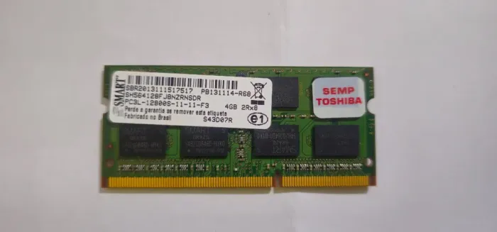 Memória Ram Notebook 4gb Ddr3l 1600mhz Pc3l-12800s Smart