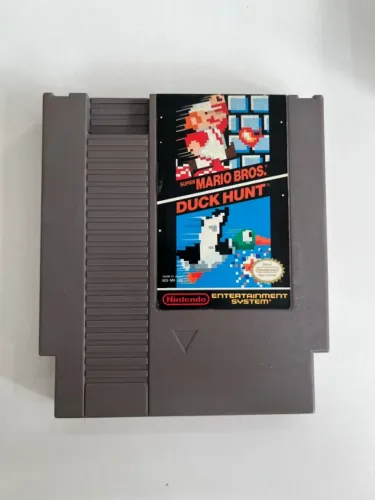 JOGO SUPER MARIO BROS + DUCK HUNT SEMINOVO - NES