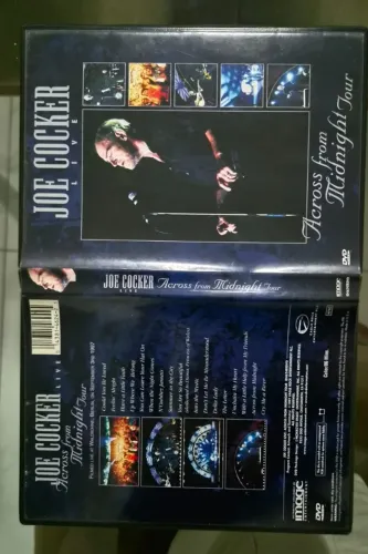 DVD do cantor Joe Cocker da Live Across from Midnight Tour