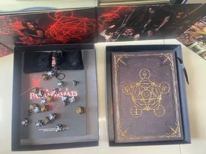 Ordem Paranormal RPG - Versão Luxo + 2 Kits de dados (SEM ENTREGA PARA OUTRAS CIDADES)