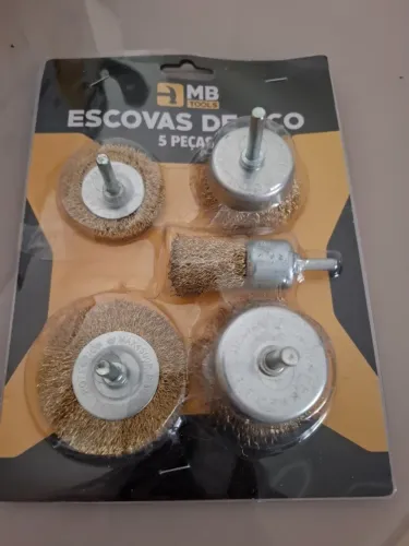 Kit escovas de aço para Furadeira/Parafusadeira
