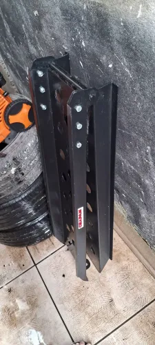 Rampa dobravel para transporte de motos