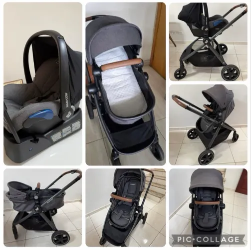 Carrinho, Moises e Bebe Conforto da Maxi Cosi modelo Anna2
