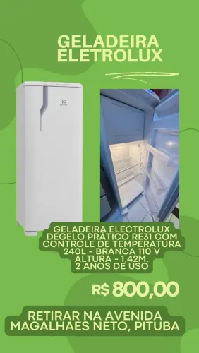 Geladeira Electrolux 240L