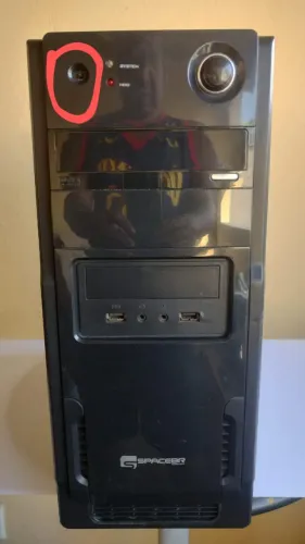 Gabinete ATX SpaceBr 2 baias - Usado - ver Descrição Completa