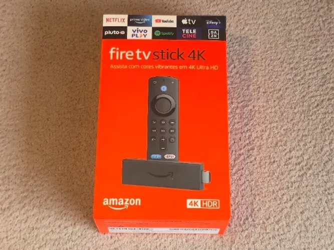 Fire TV Stick 4K com Controle Remoto por Voz com Alexa LACRADO